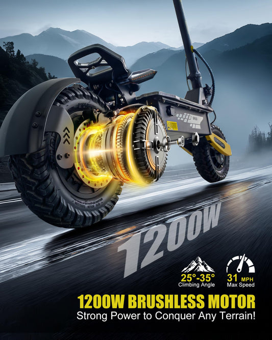EOEOTWO 1200W Off Road Electric Scooter