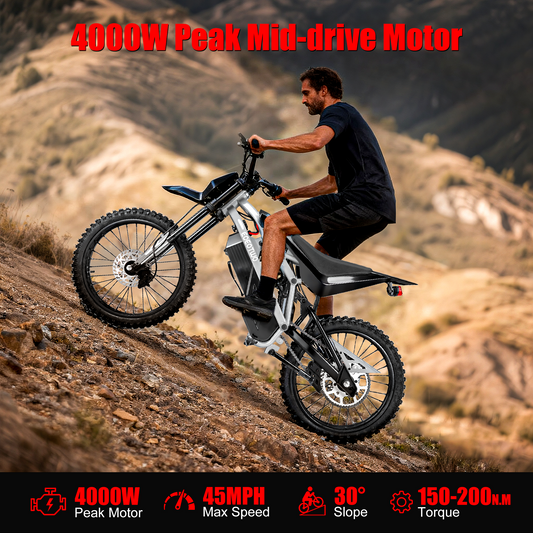 GT07 Electric Dirt Bike–60V 35AH 50Mile