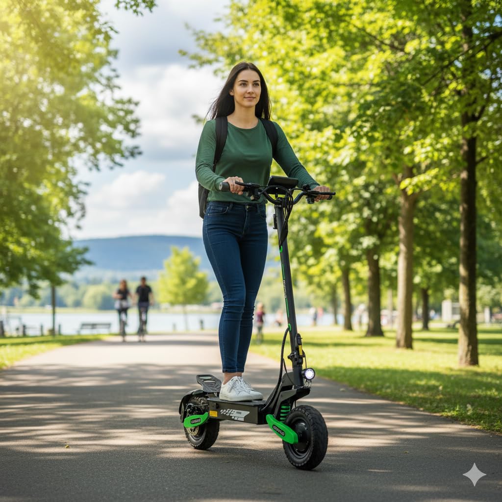 EOEOTWO GT06 Electric Scooter Green
