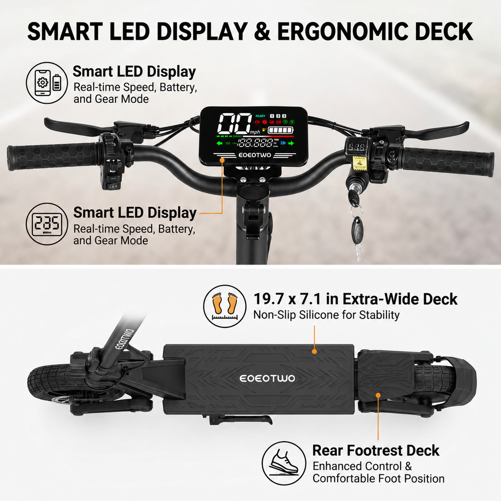 EOEOTWO GT05 1000W Electric Scooter