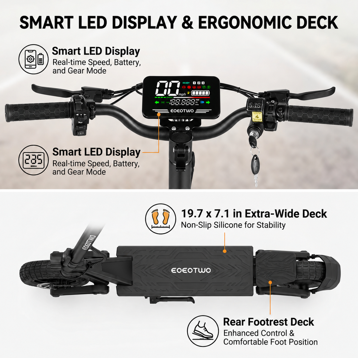 EOEOTWO GT05 1000W Electric Scooter