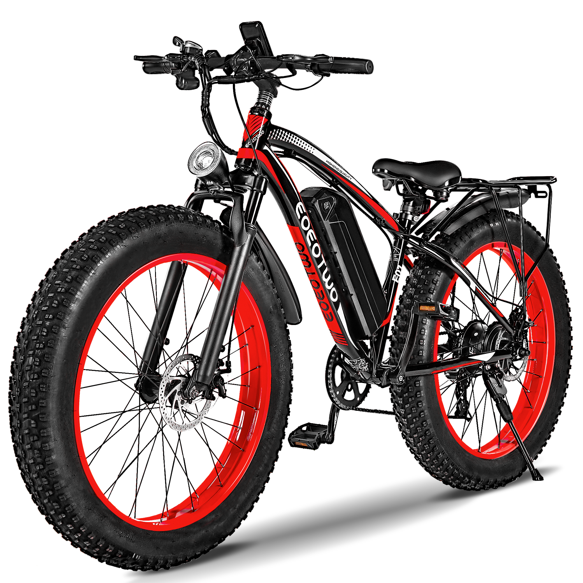 EOEOTWO E01  26" Fat Tire 1000W Electric Bike