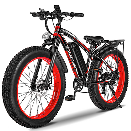 EOEOTWO E01  26" Fat Tire 1000W Electric Bike
