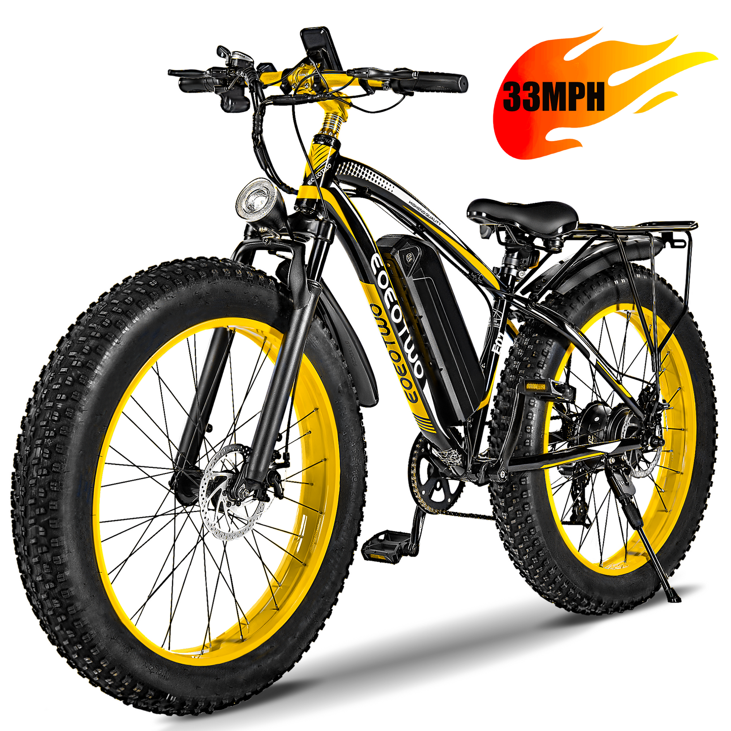 EOEOTWO E01  26" Fat Tire 1500W Electric Bike