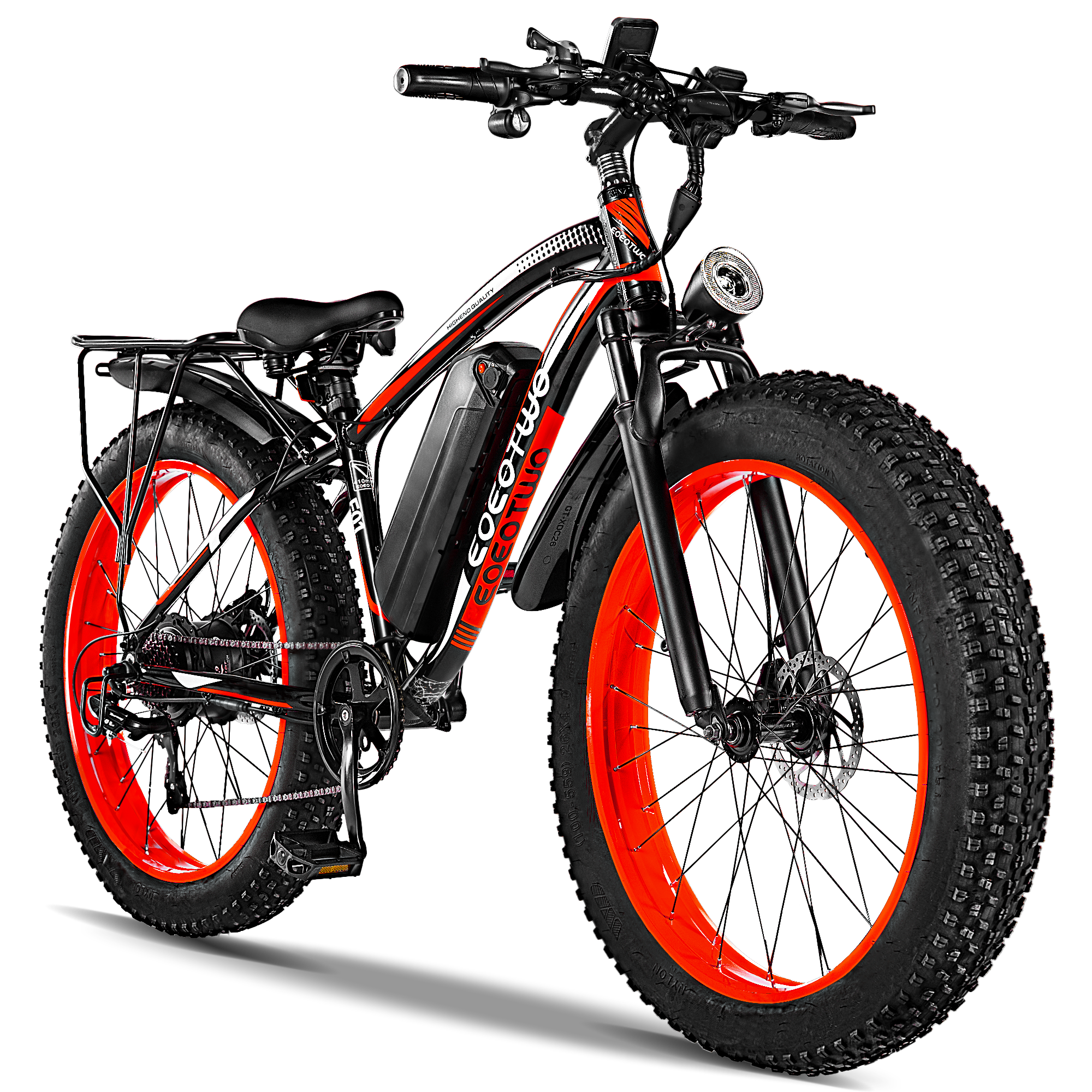 EOEOTWO E01  26" Fat Tire 1000W Electric Bike