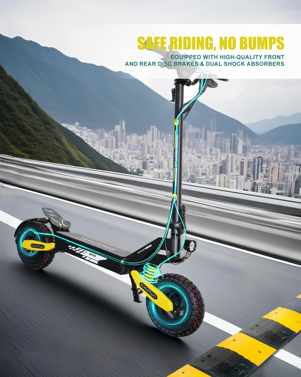 EOEOTWO 30 MPH Off-Road Electric Scooter