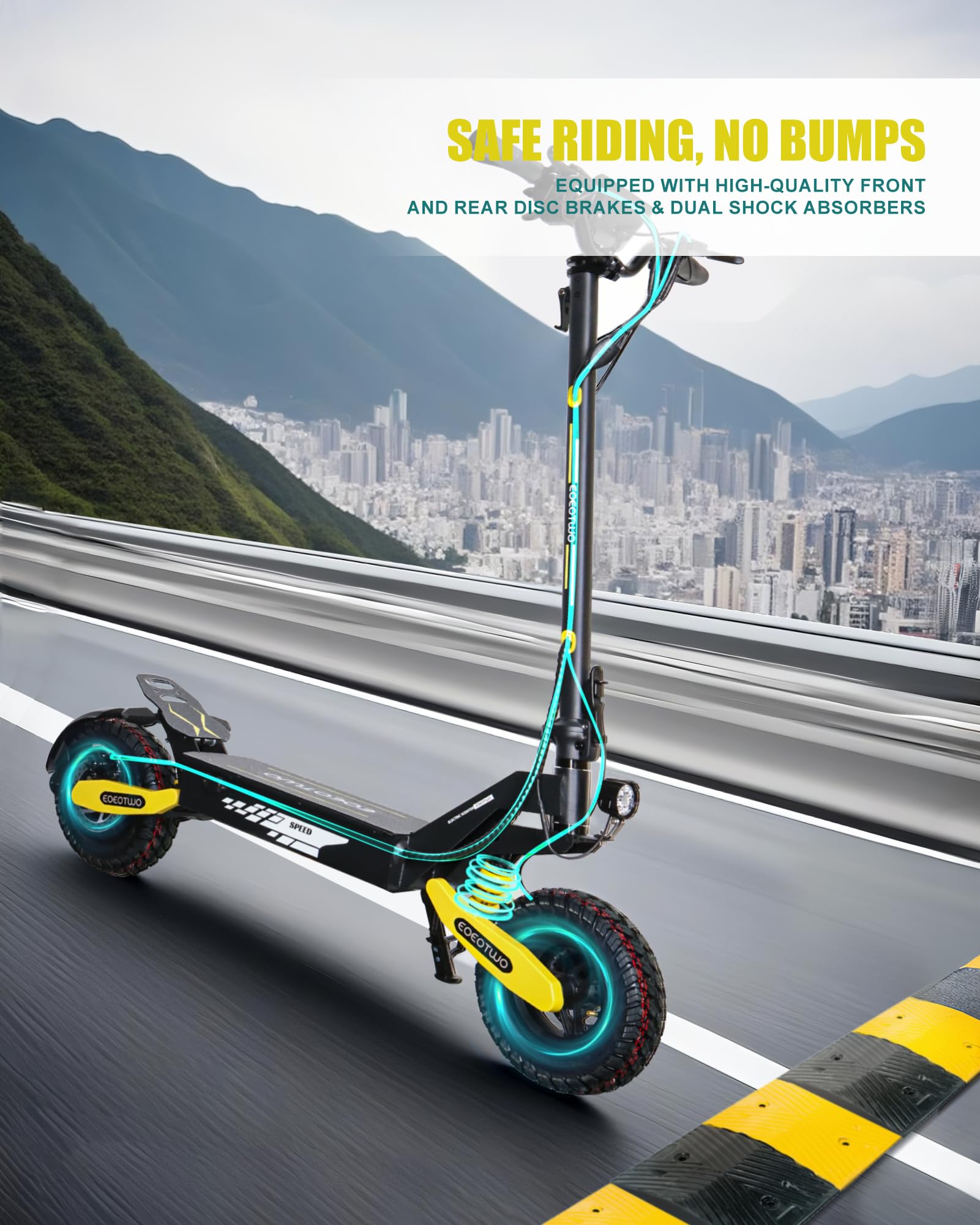 EOEOTWO 30 MPH Off-Road Electric Scooter