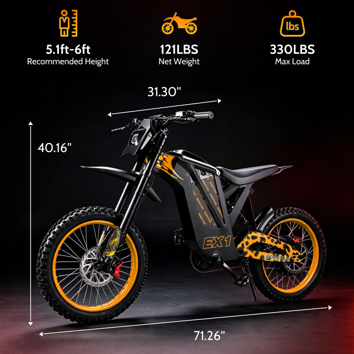 EOEOTWO EX1 Electric Dirt Bike