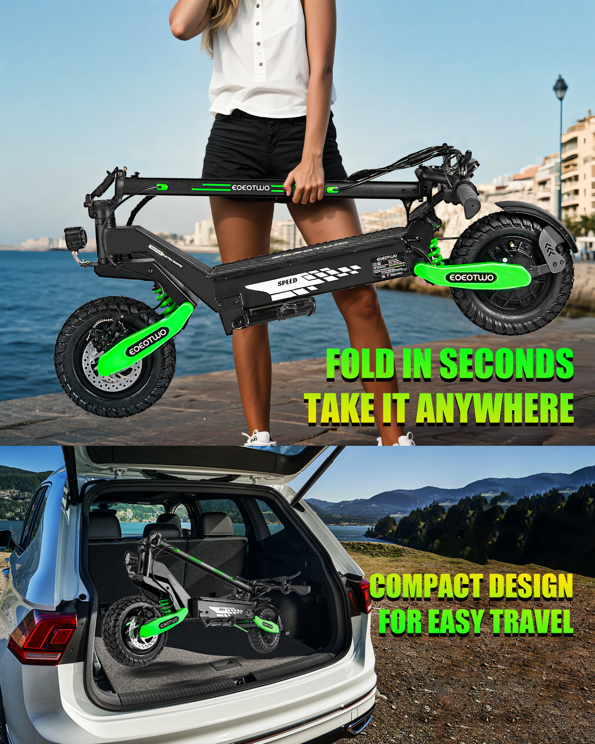 EOEOTWO GT06 Electric Scooter for Adults