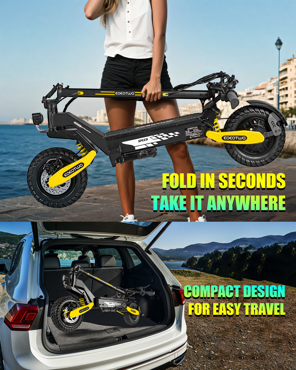EOEOTWO GT06 Fast Electric Scooter