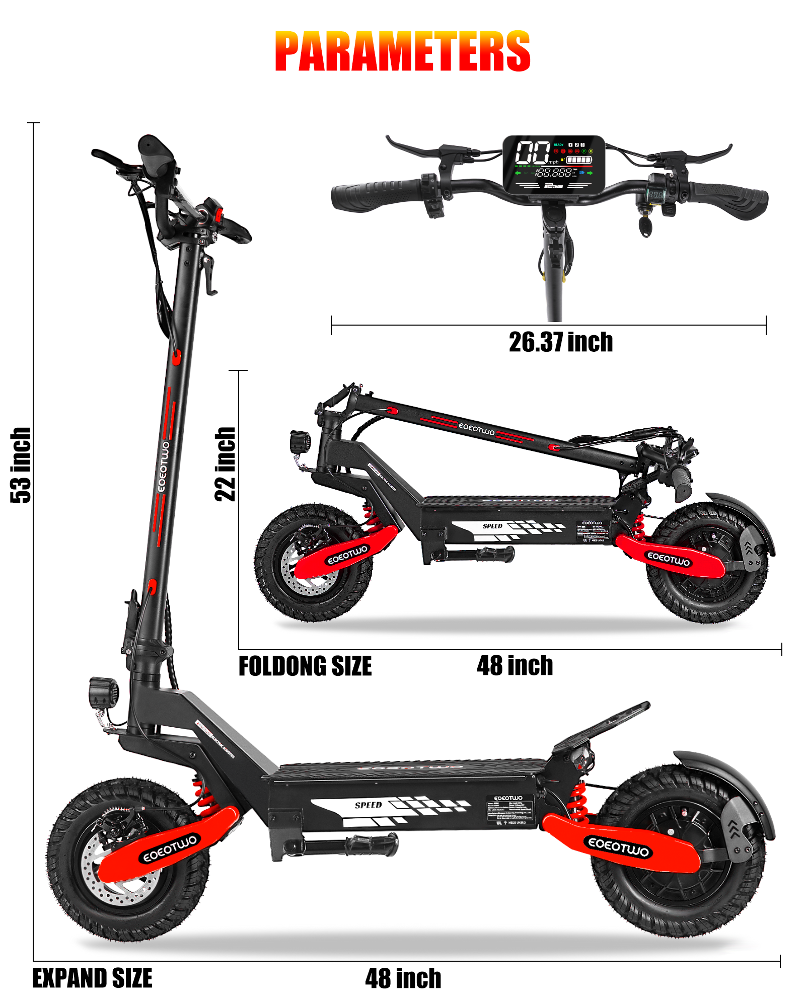 EOEOTWO GT06 Off Road Electric Scooter