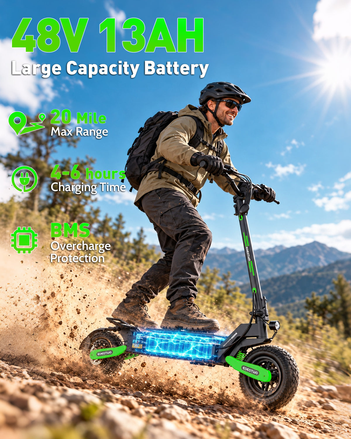 EOEOTWO GT06 Electric Scooter for Adults
