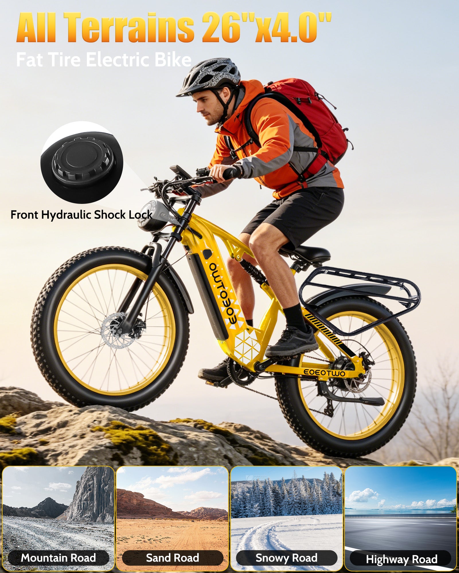 E03 Electric Bike for Adults 48V 17.5Ah