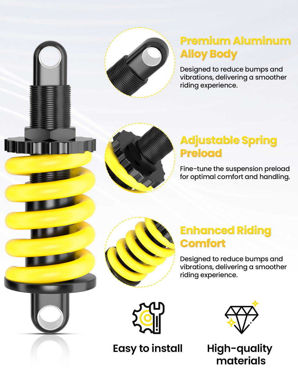EOEOTWO GT06 Rear Shock Absober