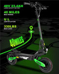 EOEOTWO GT06 48V 23.4Ah Electric Scooter Green