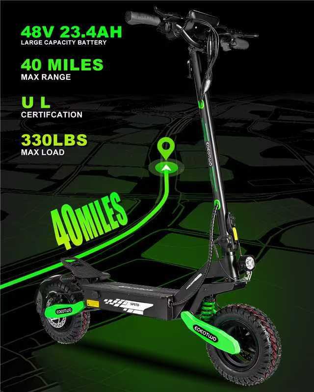 EOEOTWO GT06 Electric Scooter Green