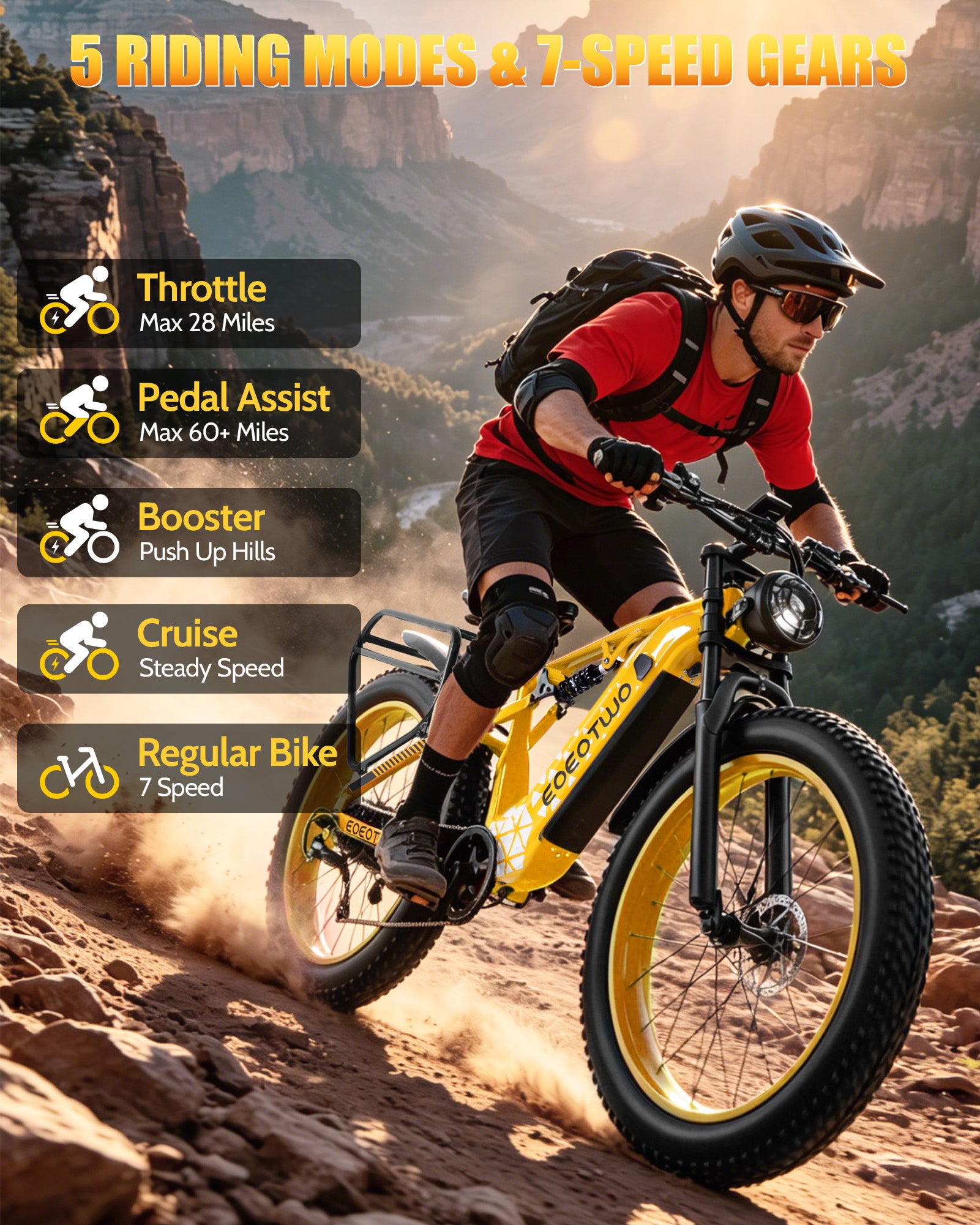 E03 Electric Bike for Adults 48V 17.5Ah