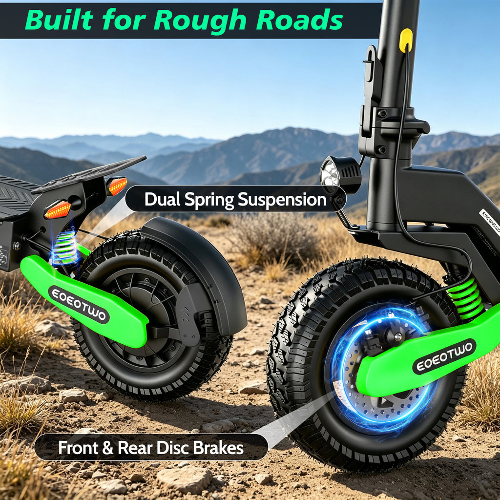 EOEOTWO Green GT06 1200W Electric Scooter