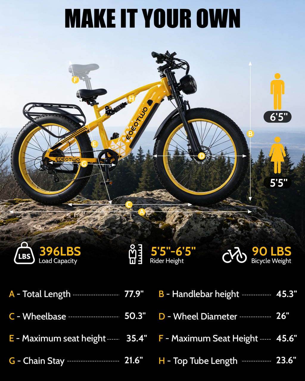 E03 Electric Bike for Adults 48V 17.5Ah