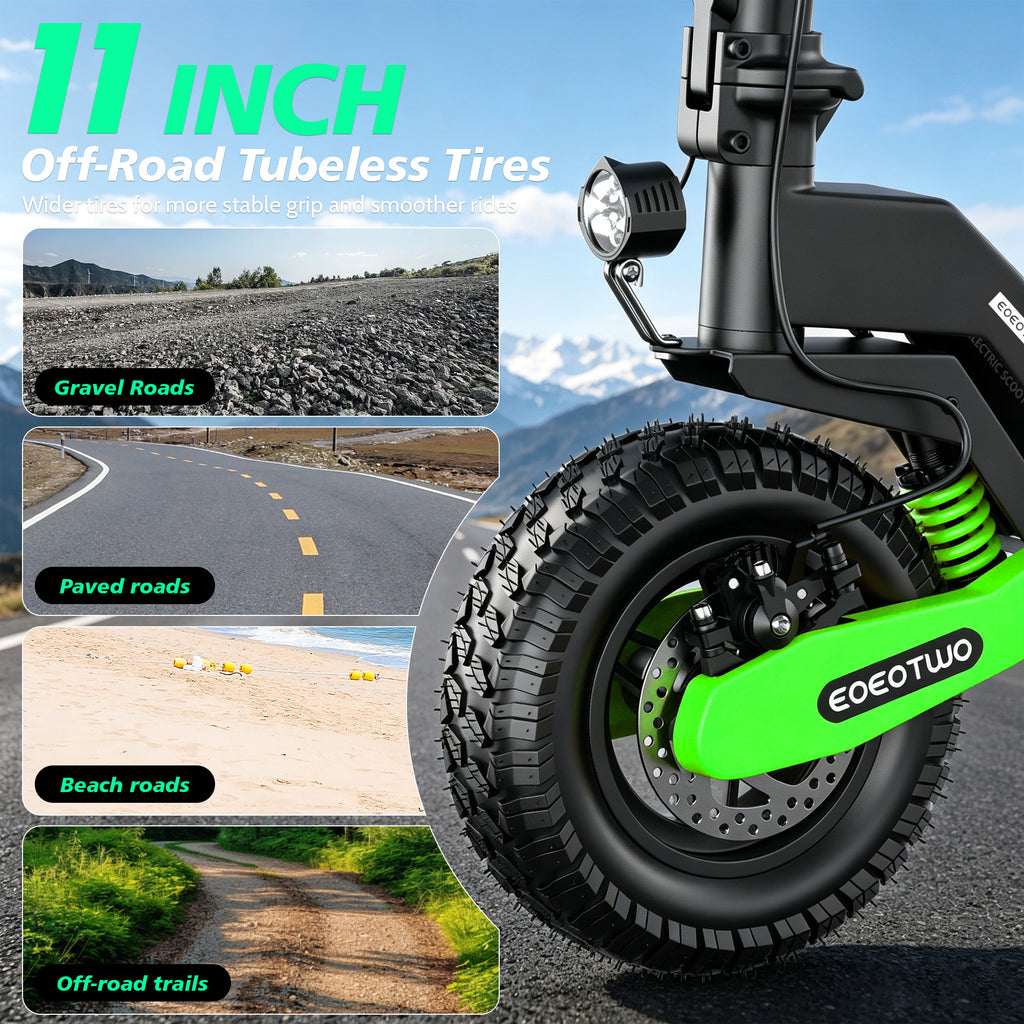 EOEOTWO Green GT06 1200W Electric Scooter