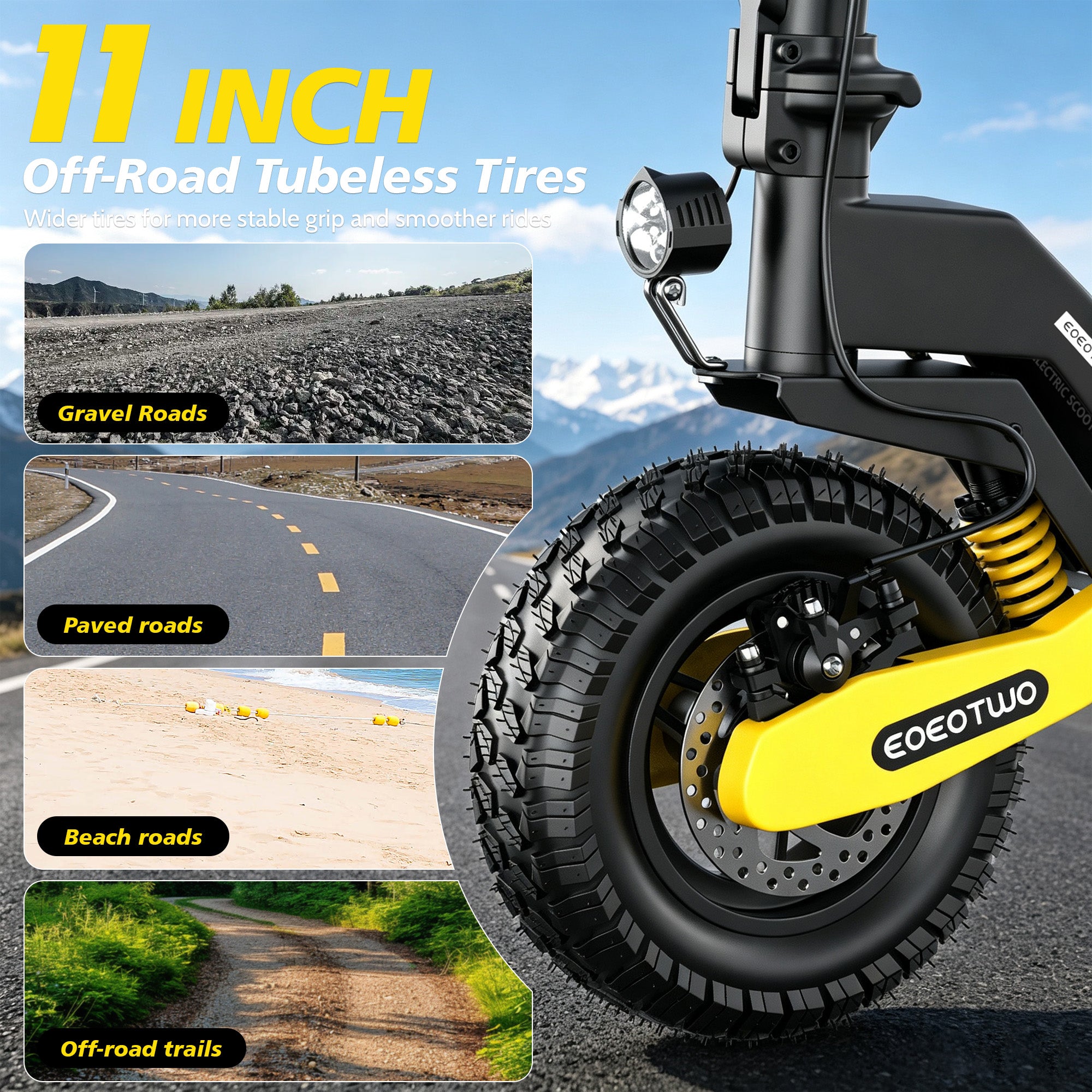 EOEOTWO 1200W Off Road Electric Scooter