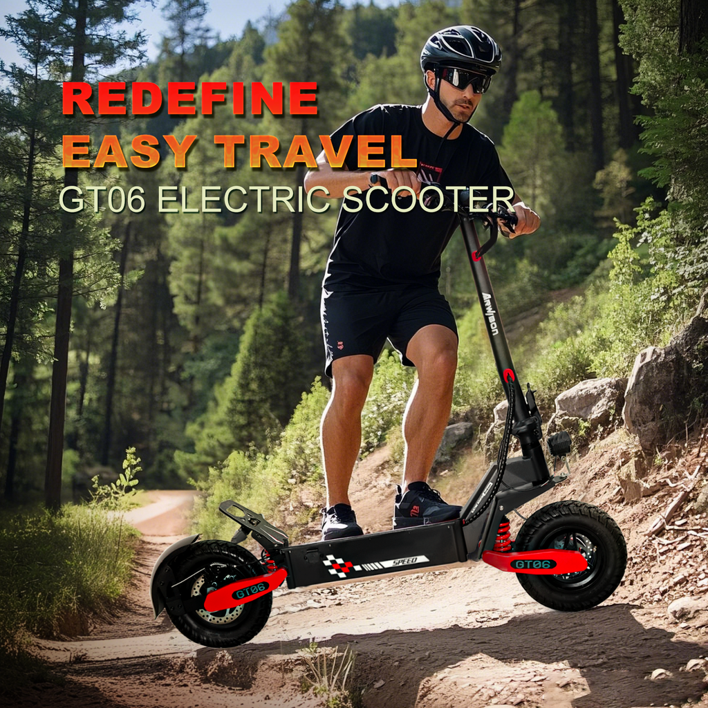 EOEOTWO Red GT06 1200W Electric Scooter