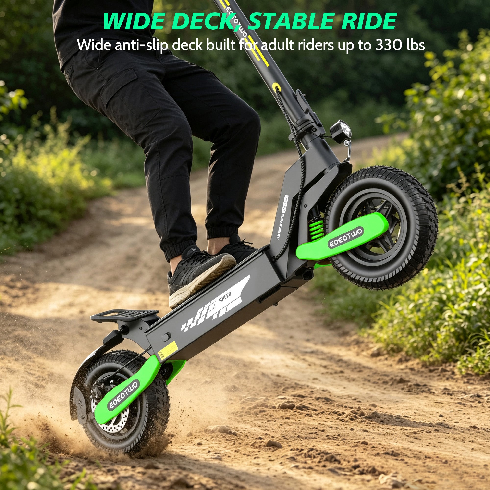 EOEOTWO Green GT06 1200W Electric Scooter