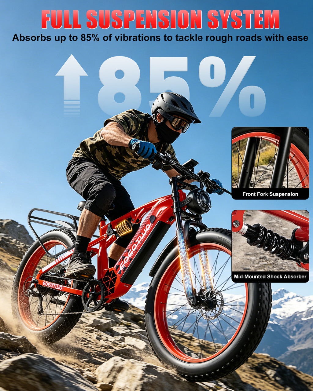 E03 Electric Bike for Adults 48V 17.5Ah