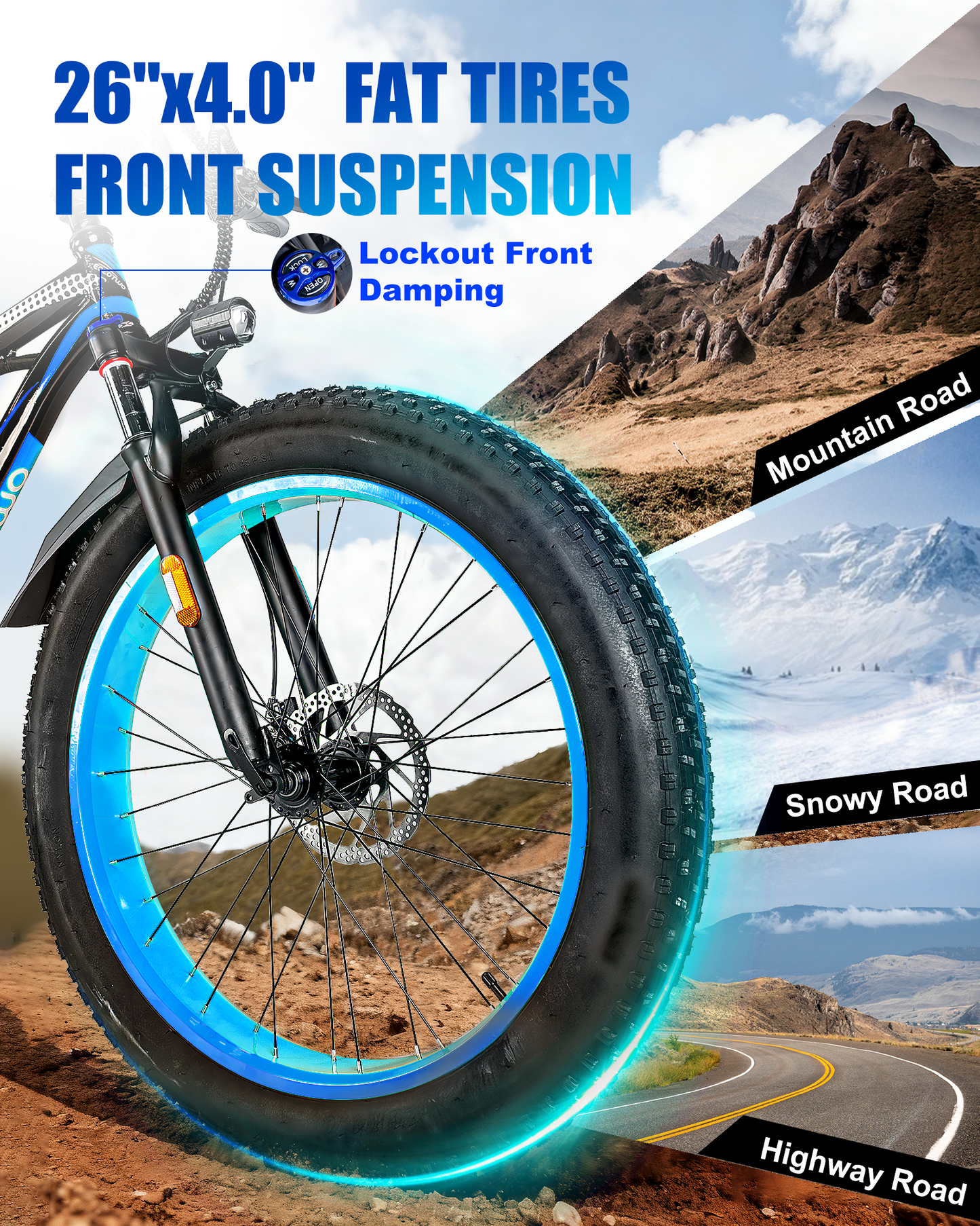 E02 Electric Bike Peak 1500W 48V 20Ah