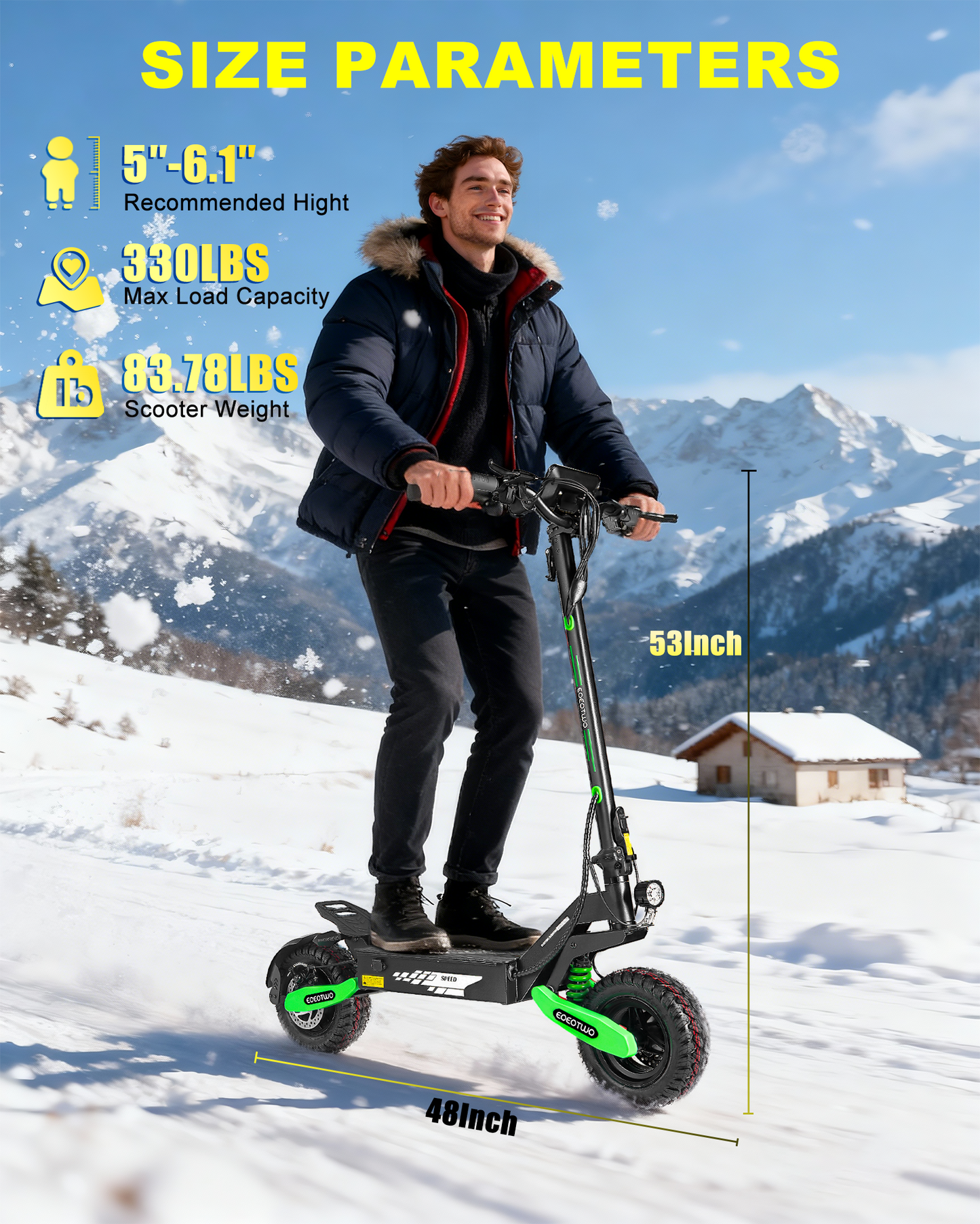 EOEOTWO GT06 Electric Scooter Green