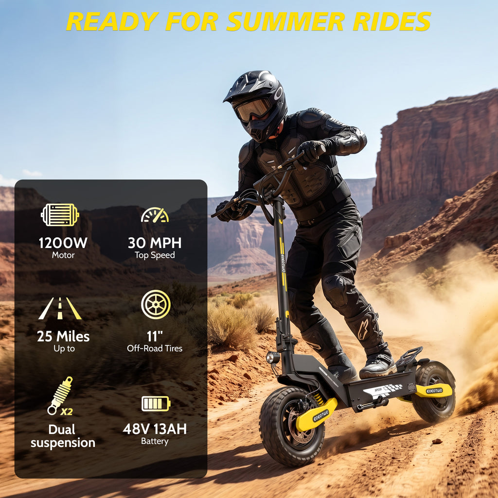 EOEOTWO 1200W Off Road Electric Scooter