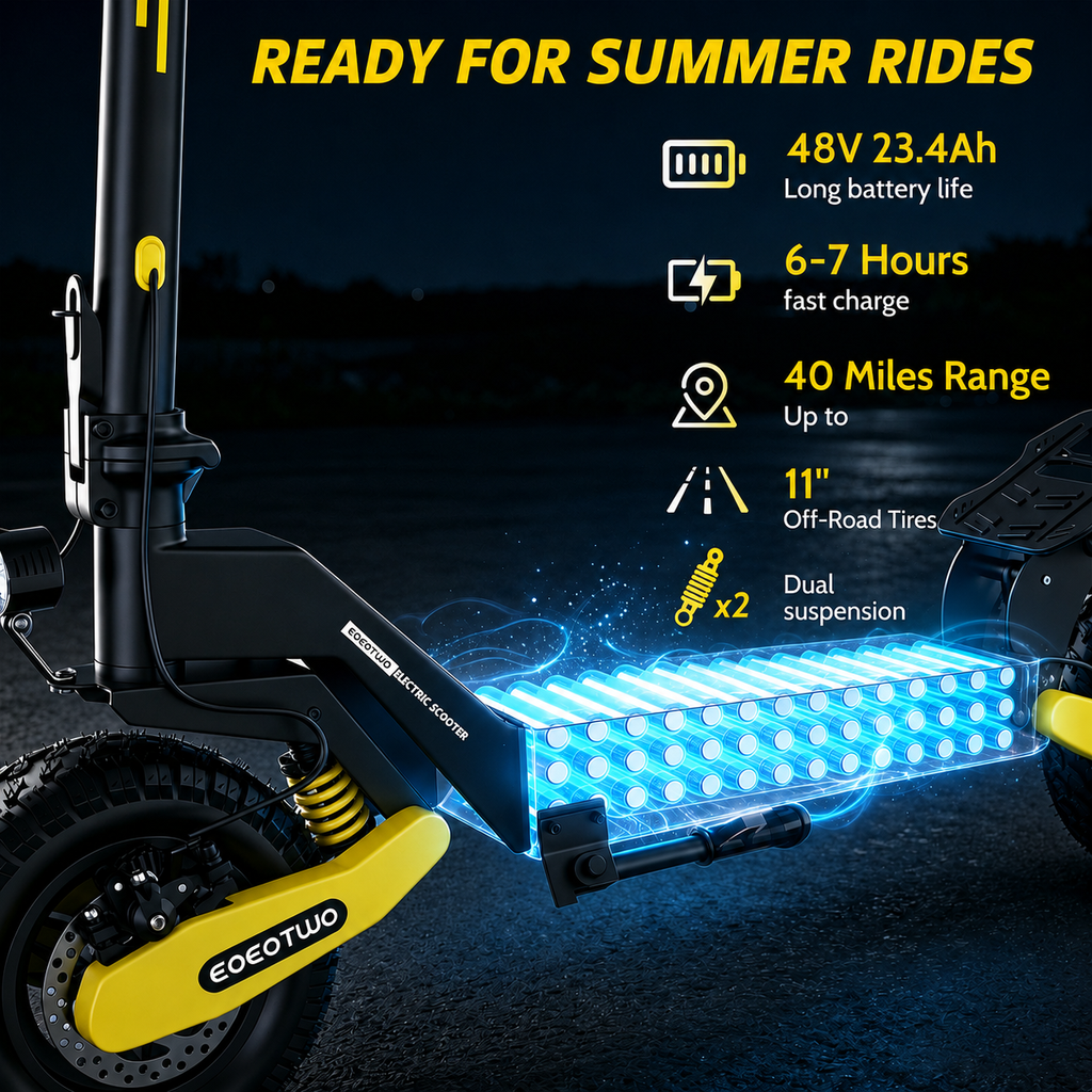 EOEOTWO 30 MPH Off-Road Electric Scooter
