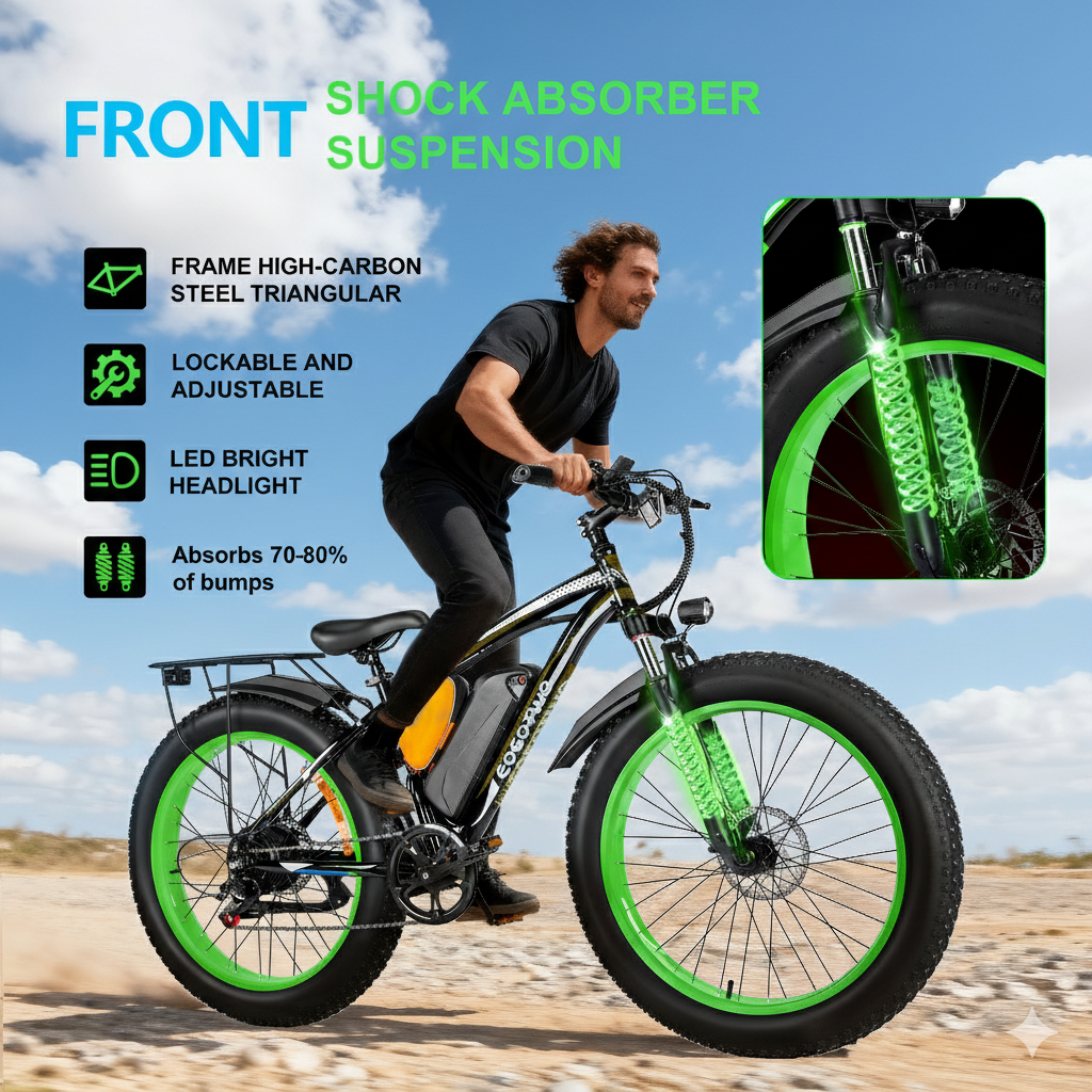 E02 Electric Bike Peak 1500W 48V 20Ah