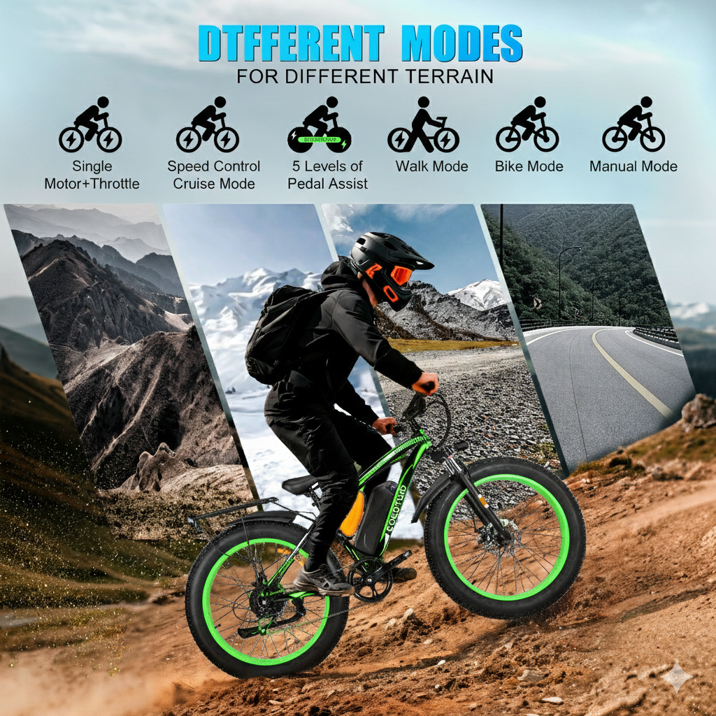 E02 Electric Bike Peak 1500W 48V 20Ah