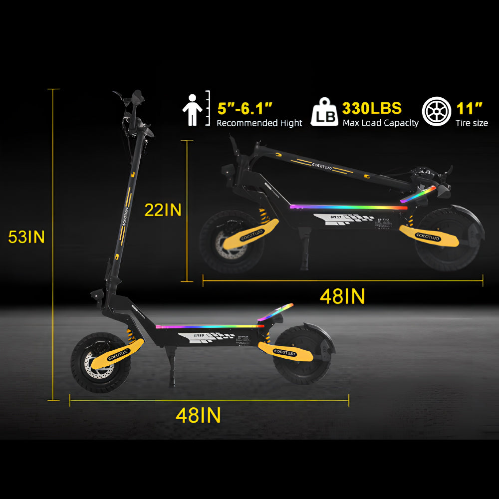 EOEOTWO 2400W GT06 Off Road Electric Scooter