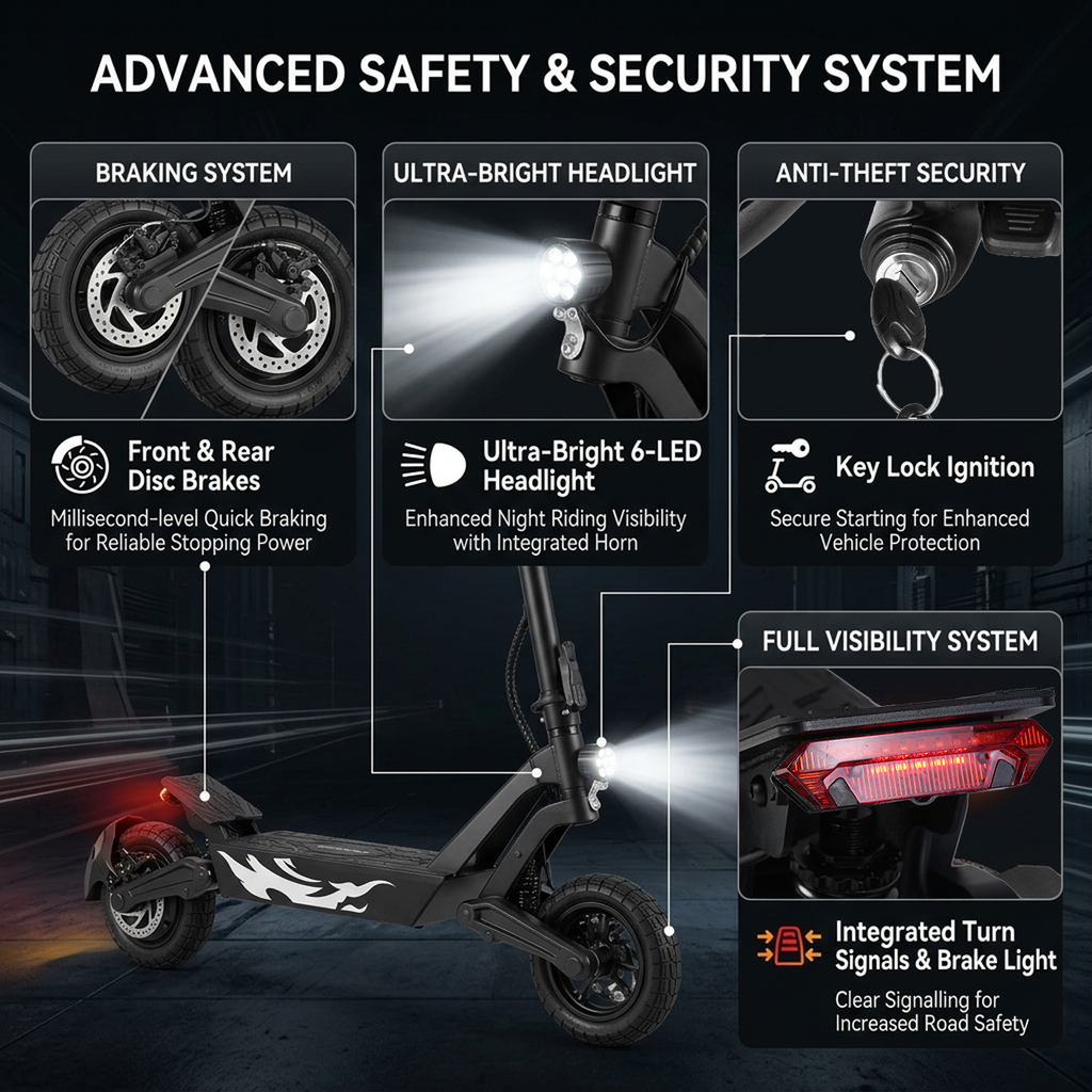 EOEOTWO GT05 1000W Electric Scooter