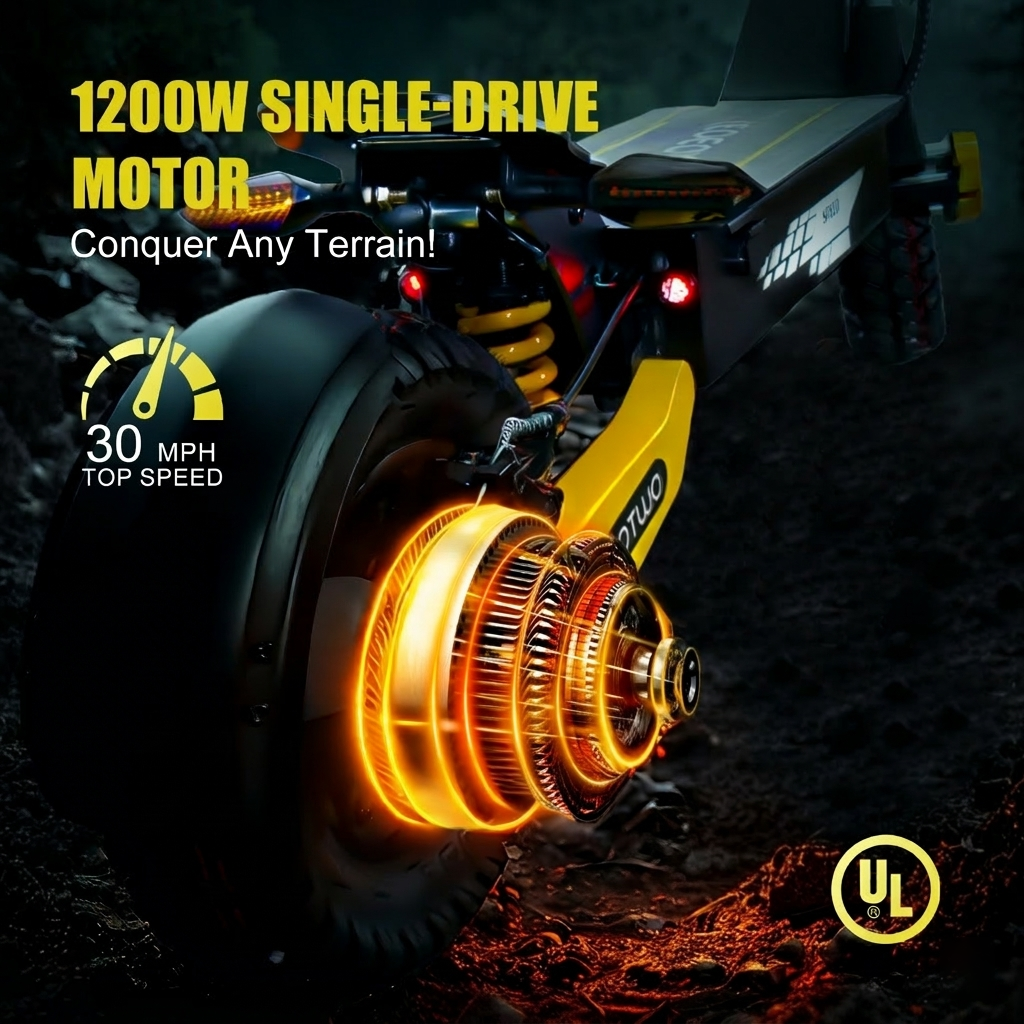 EOEOTWO GT06  Electric Scooter Yellow