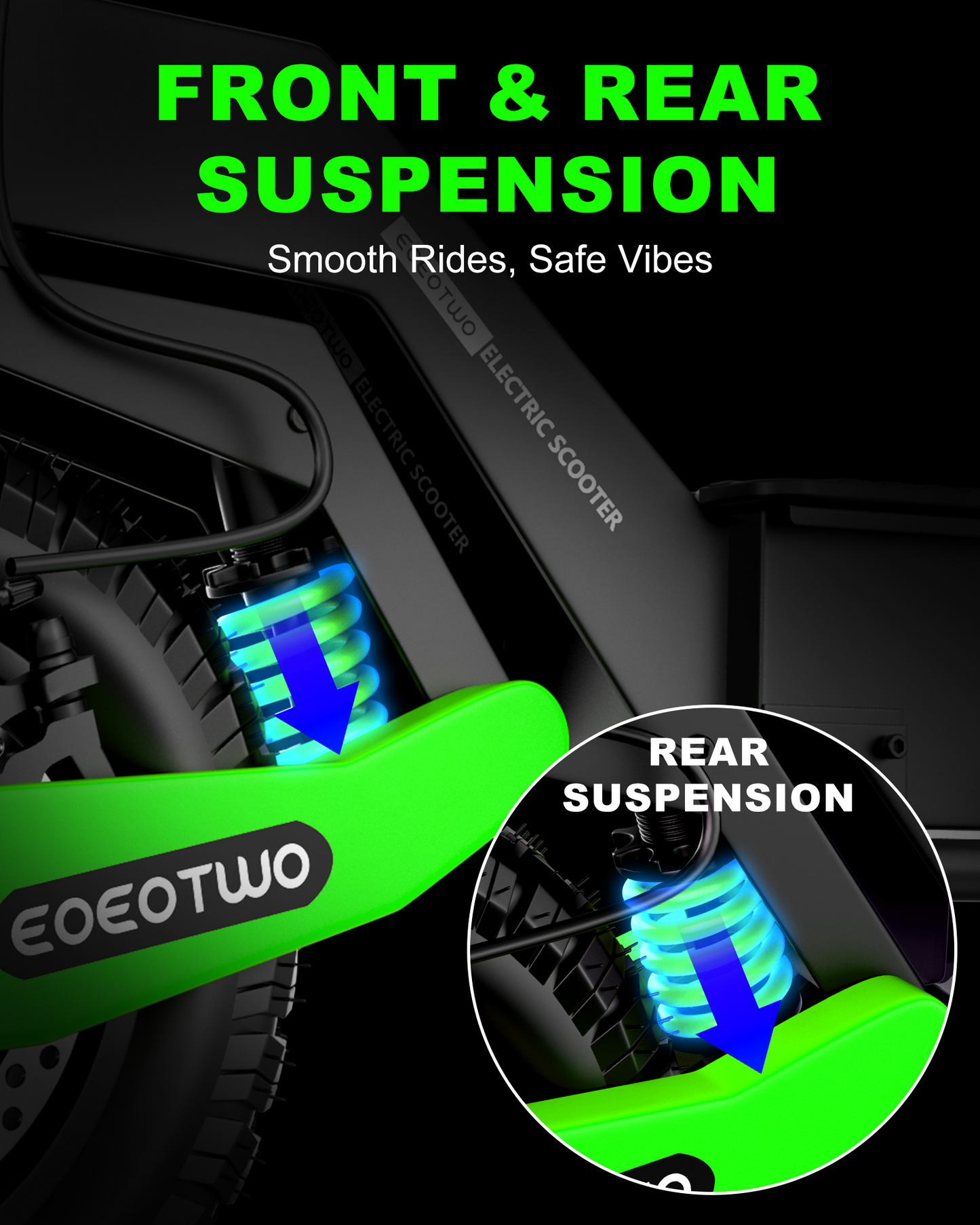 EOEOTWO GT06 Electric Scooter Green