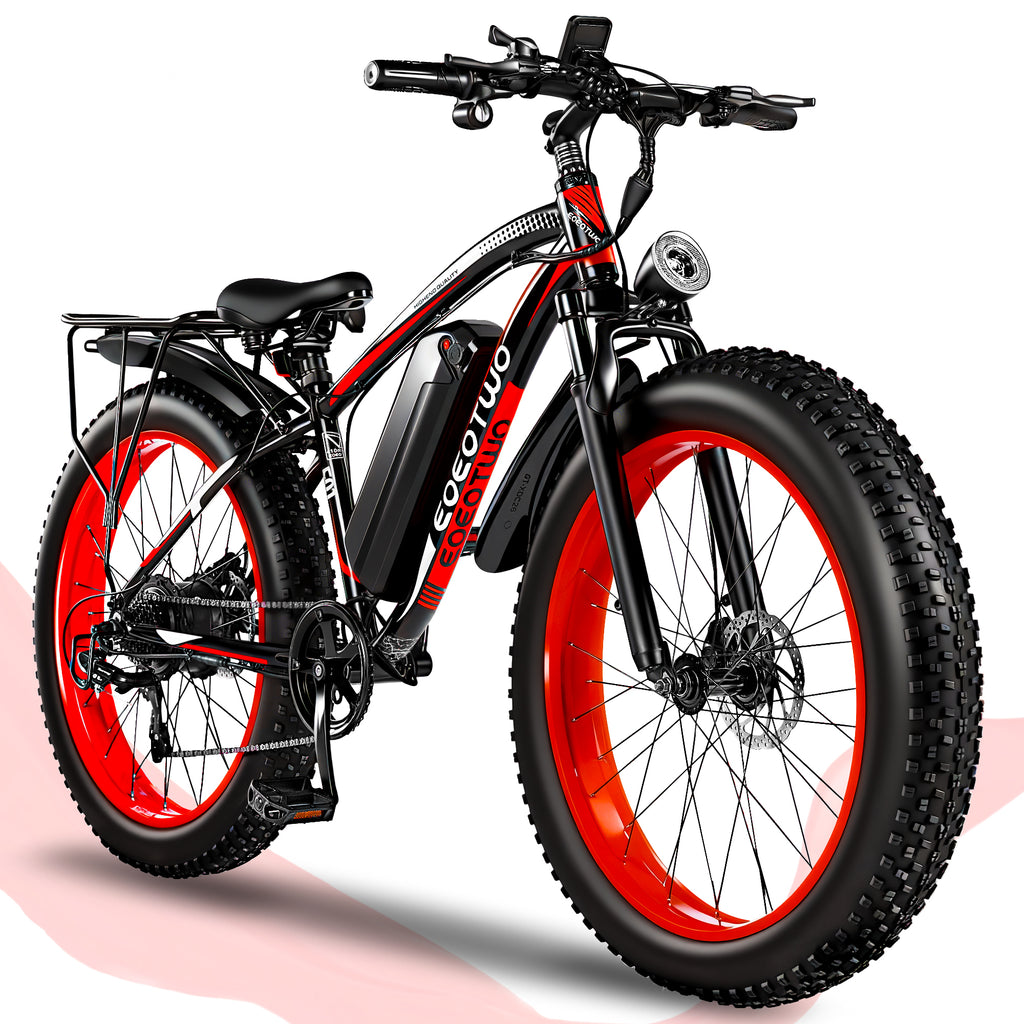 E01 34MPH All-Terrain Electric Bike Red