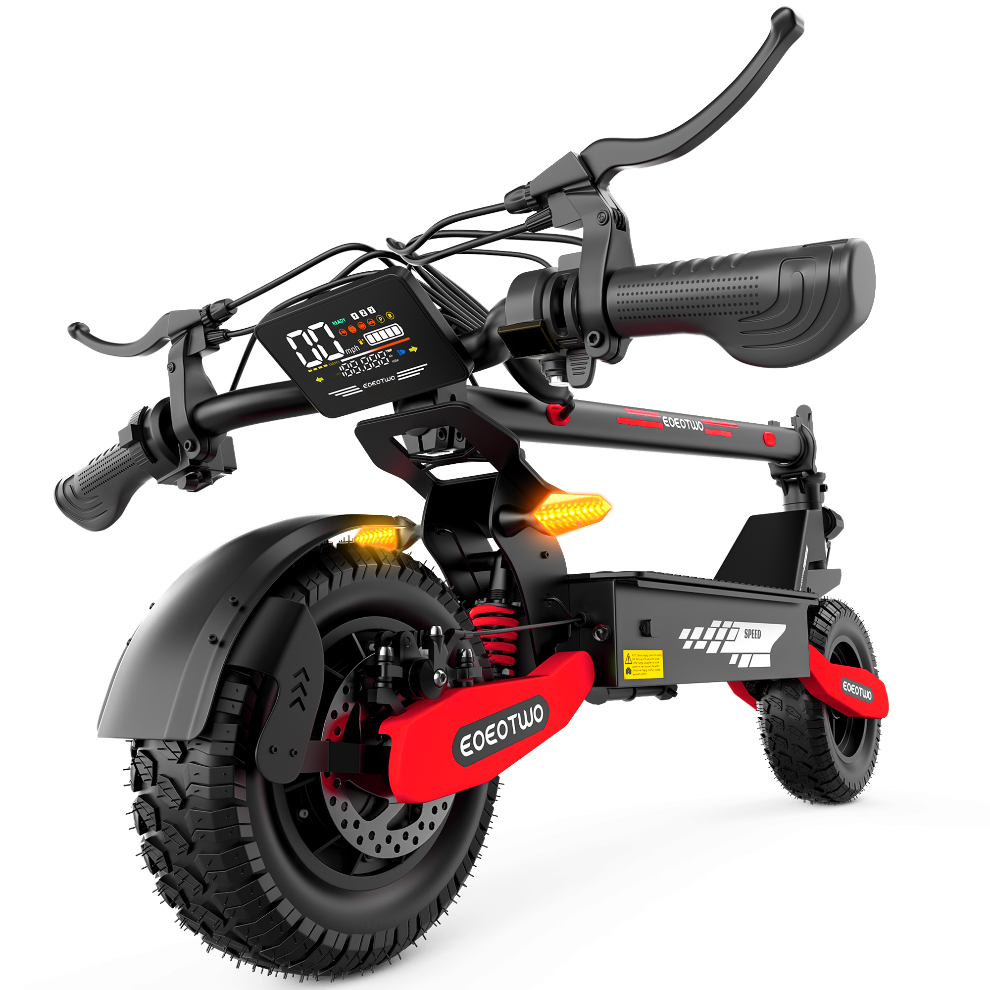 EOEOTWO Red GT06 1200W Electric Scooter